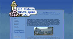 Desktop Screenshot of corkumfuneralhome.ca